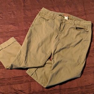 Elle chino crop pants